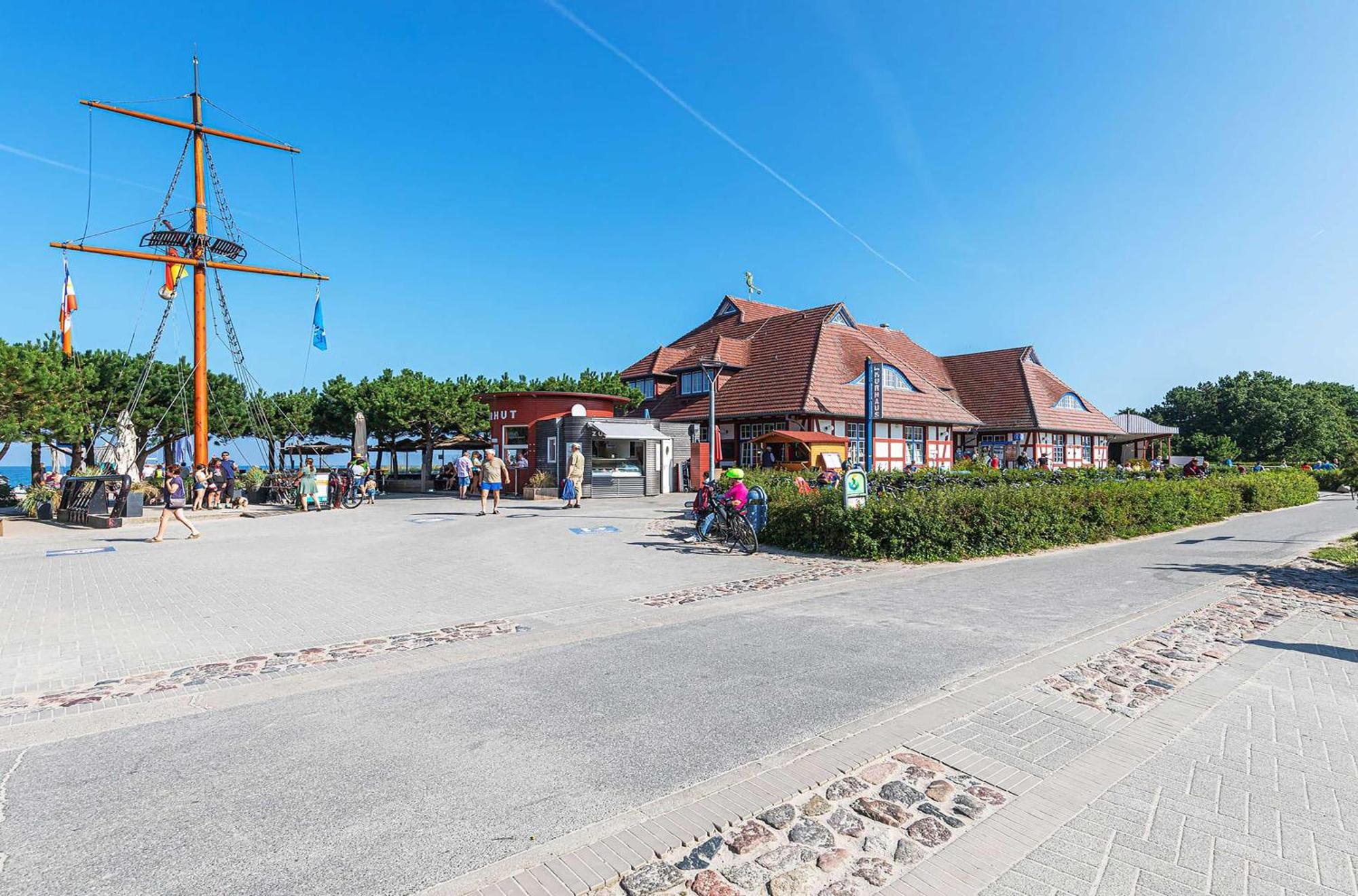 Strandhafer an der Seebrücke Zingst Exterior foto